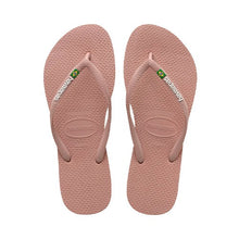 Carica l'immagine nel visualizzatore di Gallery, Product Front: Havaianas Tongs Havaianas Slim Brasil Rosa Crocus
