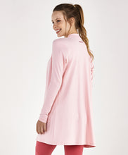 Carica l&#39;immagine nel visualizzatore di Gallery, Model Back: Alto Giro Fitness Haut Cardigan Rib Santorini Rosa Respire
