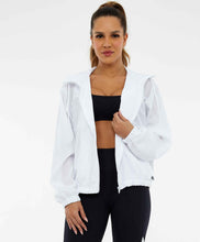 Carica l&#39;immagine nel visualizzatore di Gallery, Image 02: Alto Giro Fitness Haut Jaqueta Tecnospan Recortes Branco
