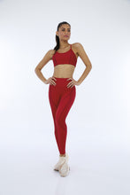 Carica l&#39;immagine nel visualizzatore di Gallery, Image 04: Alto Giro Fitness Bas Legging Hyper Recortes Atlanta Vermelho Haute Red

