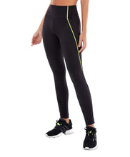 Carica l&#39;immagine nel visualizzatore di Gallery, Model Front: Alto Giro Fitness Bas Legging Velocity Com Fusao Preto
