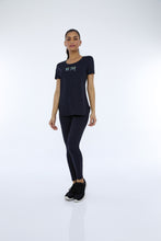 Carica l&#39;immagine nel visualizzatore di Gallery, Image 02: Alto Giro Fitness Haut T-Shirt Skin Fit Inspiracionais Preto
