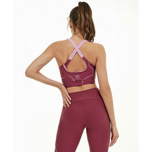 Carica l&#39;immagine nel visualizzatore di Gallery, Model Back: Alto Giro Fitness Haut Top Dupla Face Confort E Estampado Motion
