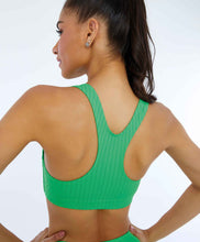 Carica l&#39;immagine nel visualizzatore di Gallery, Model Back: Alto Giro Fitness Haut Top Shape Slim Verde Classic
