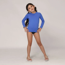 Carica l&#39;immagine nel visualizzatore di Gallery, Camiseta Kids Uvpro ML Azul Bic UPF50+
