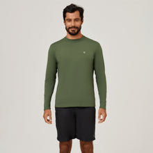 Carica l&#39;immagine nel visualizzatore di Gallery, Camiseta Uvpro ML Verde Militar UPF50+
