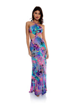 Carica l&#39;immagine nel visualizzatore di Gallery, Cut Out Long Dress Multicolor
