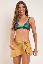 Carica l&#39;immagine nel visualizzatore di Gallery, Fluity-Dourado Mini Skirt
