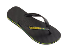 Carica l&#39;immagine nel visualizzatore di Gallery, Model Front: Havaianas Tongs Brasil Logo Black
