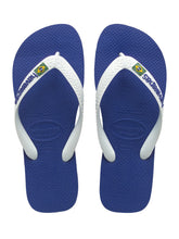 Carica l&#39;immagine nel visualizzatore di Gallery, Product Front: Havaianas Tongs Brasil Logo Marine Blue
