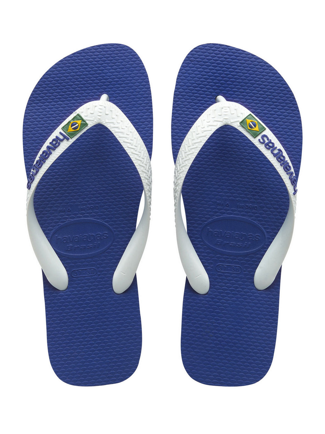 Product Front: Havaianas Tongs Brasil Logo Marine Blue