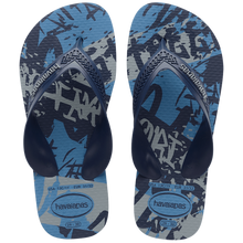 Carica l&#39;immagine nel visualizzatore di Gallery, Model Front: Havaianas Tongs Havaianas Kids Max Street Azul Aco
