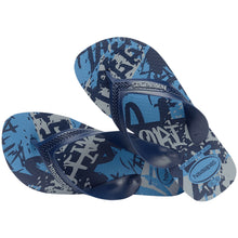 Carica l&#39;immagine nel visualizzatore di Gallery, Image 02: Havaianas Tongs Havaianas Kids Max Street Azul Aco
