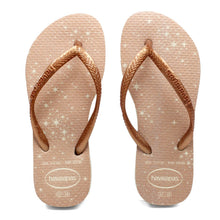 Carica l&#39;immagine nel visualizzatore di Gallery, Product Front: Havaianas Sandales Havaianas Slim Gloss Bege Palha
