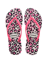 Carica l&#39;immagine nel visualizzatore di Gallery, Product Front: Havaianas Tongs Slim Animals White/Rose
