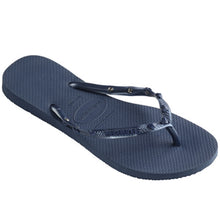 Carica l&#39;immagine nel visualizzatore di Gallery, Product Front: Havaianas Tongs Slim Hardware Indigo Blue-Indigo Blue
