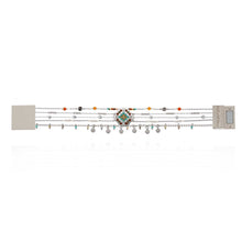 Carica l&#39;immagine nel visualizzatore di Gallery, Product Back: Hipanema Bracelet Cuff Goldville Silver Hipanema
