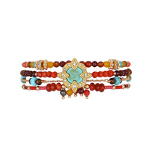 Carica l&#39;immagine nel visualizzatore di Gallery, Product Front: Hipanema Bracelet Metaphor Turquoise Hipanema

