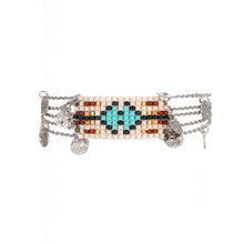 Carica l&#39;immagine nel visualizzatore di Gallery, Product Front: Hipanema Bracelet Silver Hatchee Hipanema
