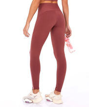 Carica l&#39;immagine nel visualizzatore di Gallery, Legging Bodytex II Com Laser E Fusao Marrom Mahogany
