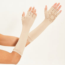 Carica l&#39;immagine nel visualizzatore di Gallery, Long Glove Chocolate UPF50+
