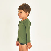 Carica l&#39;immagine nel visualizzatore di Gallery, Longsleeve Baby Verde Militar UPF50+
