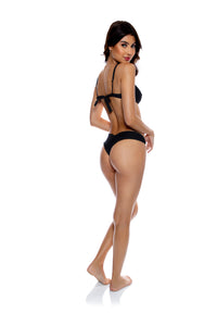 Model Back: Luli Fama Ensemble Wide Strap Black