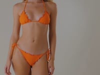 Carica e avvia il video nel visualizzatore di galleria, Video: Rio De Sol Bas Bottom Dots-Orange Frufru
