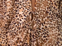 Carica e avvia il video nel visualizzatore di galleria, Video: Rio De Sol Vêtement De Plage Leopard Long Dress
