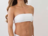 Carica e avvia il video nel visualizzatore di galleria, Top Sand-White Bandeau-Reto
