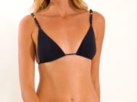 Carica e avvia il video nel visualizzatore di galleria, Video: Rio De Sol Bas Bottom Shimmer-Black Ibiza-Comfy-Gold
