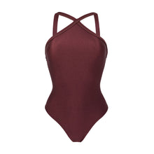 Carica l&#39;immagine nel visualizzatore di Gallery, Product Front: Rio De Sol Une Pièce Barolo High-Neck
