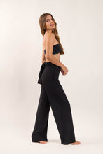 Carica l&#39;immagine nel visualizzatore di Gallery, Image 03: Rio De Sol Pantalon De Plage Black Pants Knot

