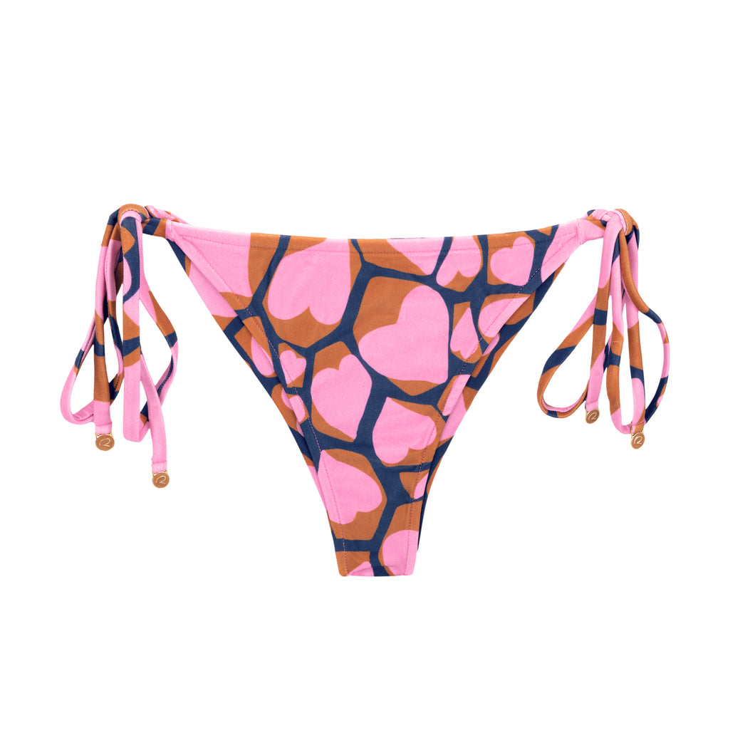 Product Front: Rio De Sol Bas Bottom Amore-Pink Cheeky-Micro