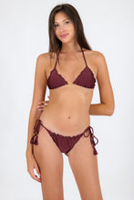 Carica l&#39;immagine nel visualizzatore di Gallery, Model Front: Rio De Sol Bas Bottom Barolo Frufru-Fio
