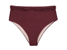 Carica l&#39;immagine nel visualizzatore di Gallery, Product Front: Rio De Sol Bas Bottom Barolo Hotpants
