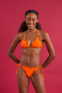 Image 12: Rio De Sol Bas Bottom Dots-Orange Frufru