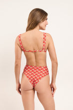 Carica l&#39;immagine nel visualizzatore di Gallery, Model Back: Rio De Sol Bas Bottom Floral-Scales Hotpants
