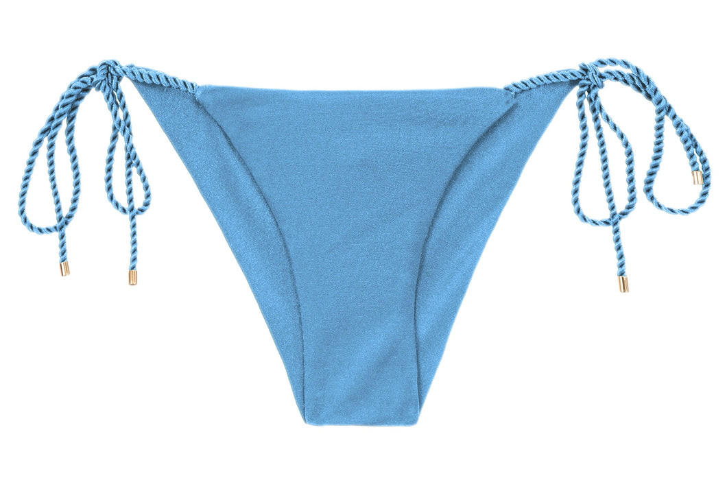 Product Front: Rio De Sol Bas Bottom Shimmer-Baltic-Sea Cheeky-Rope