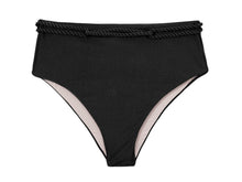 Carica l&#39;immagine nel visualizzatore di Gallery, Product Front: Rio De Sol Bas Bottom Shimmer-Black Hotpants
