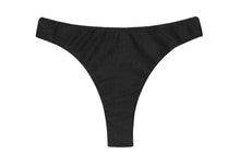 Carica l&#39;immagine nel visualizzatore di Gallery, Product Front: Rio De Sol Bas Bottom Shimmer-Black Nice-Fio
