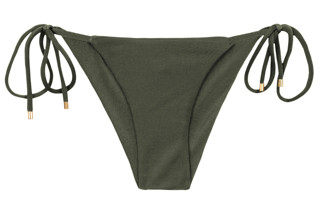 Product Front: Rio De Sol Bas Bottom Shimmer-Croco Cheeky-Tie
