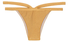 Carica l&#39;immagine nel visualizzatore di Gallery, Product Front: Rio De Sol Bas Calcinha Gold Triangulo
