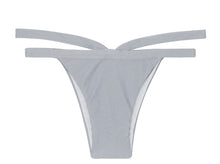 Carica l&#39;immagine nel visualizzatore di Gallery, Product Front: Rio De Sol Bas Calcinha Silver Triangulo
