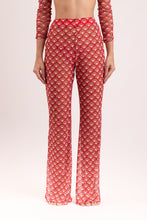 Carica l&#39;immagine nel visualizzatore di Gallery, Gallery: Rio De Sol Pantalon De Plage Floral-Scales Pants Lana
