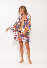 Carica l&#39;immagine nel visualizzatore di Gallery, Image 05: Rio De Sol Robe De Plage Garden-Flower Kimono
