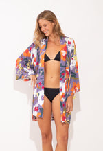 Carica l&#39;immagine nel visualizzatore di Gallery, Image 06: Rio De Sol Robe De Plage Garden-Flower Kimono
