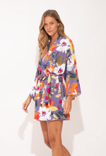 Carica l&#39;immagine nel visualizzatore di Gallery, Image 09: Rio De Sol Robe De Plage Garden-Flower Kimono
