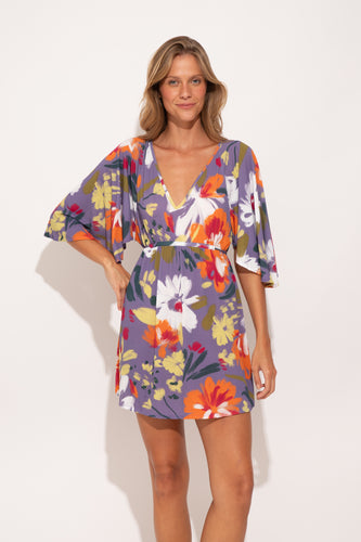 Gallery: Rio De Sol Vêtement De Plage Garden-Flower Mini Dress