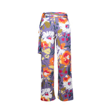 Carica l&#39;immagine nel visualizzatore di Gallery, Product Front: Rio De Sol Pantalon De Plage Garden-Flower Pants Knot
